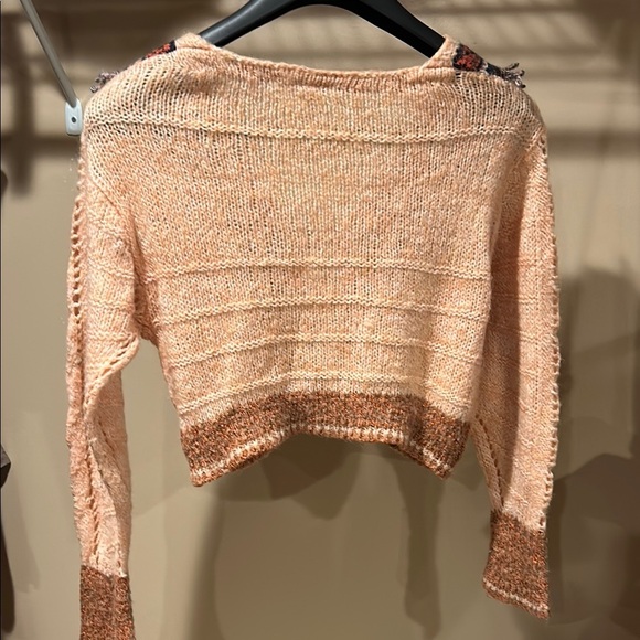Free People Peach Knit Sweater - Picture 8 of 8